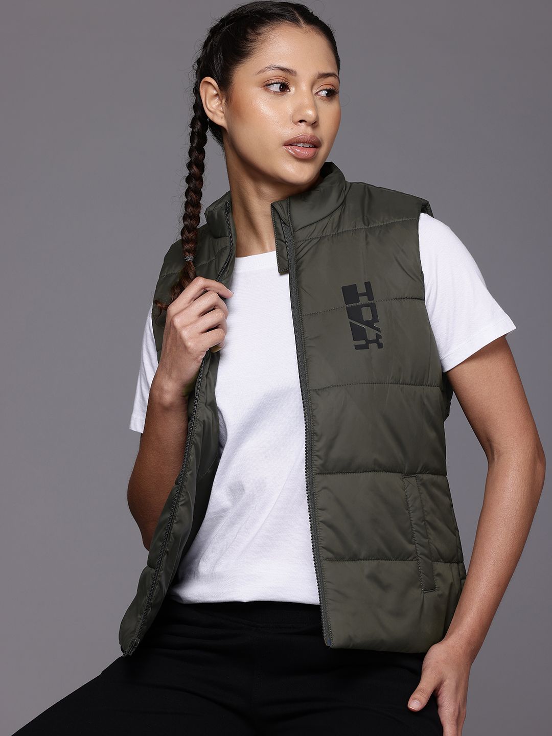 HRX by Hrithik Roshan Padded Gilet Jacket