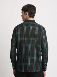 THE BEAR HOUSE Slim Fit Tartan Checked Casual Shirt