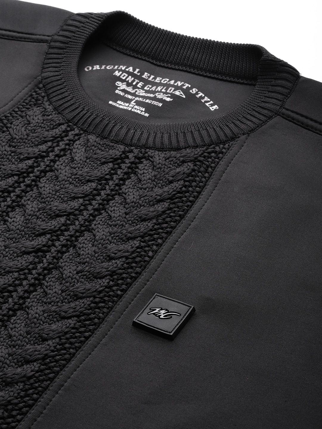 Monte Carlo Cable Knit Detail Sweatshirt