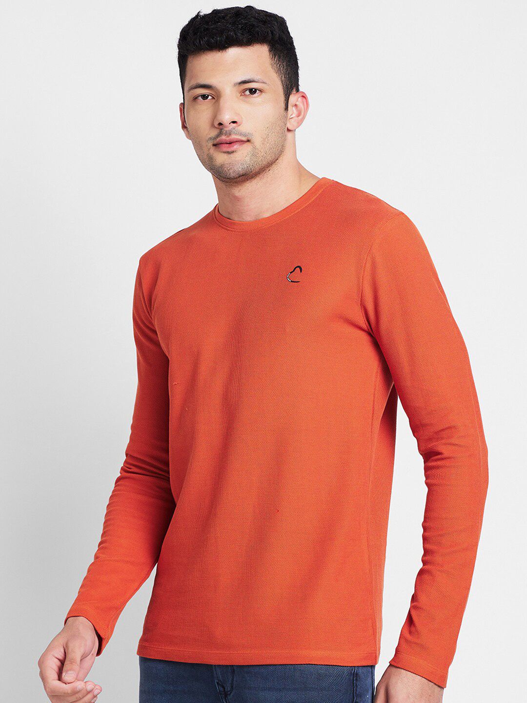 Being Human Self Design Round Neck Casual T-shirt