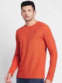 Being Human Self Design Round Neck Casual T-shirt