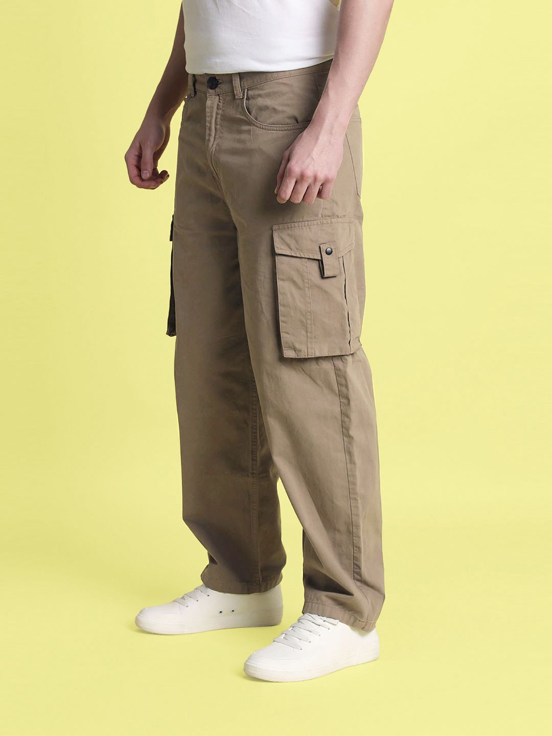 Bene Kleed Men Baggy Fit Cargos Trousers