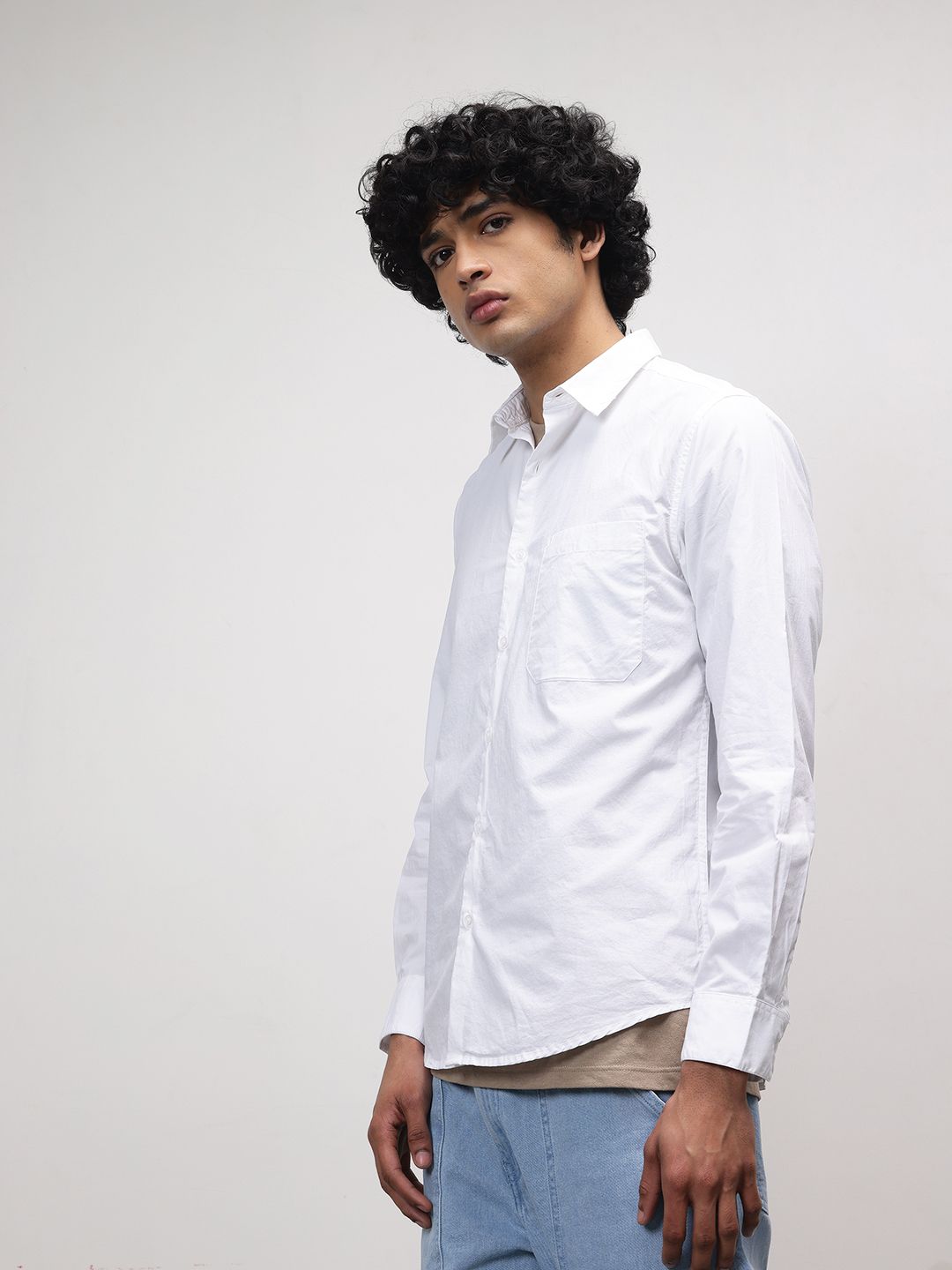 ether Pure Cotton Casual Shirt