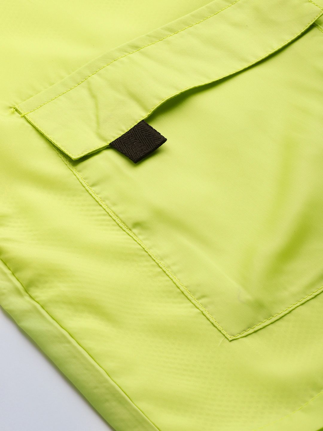 DressBerry Women Fluorescent Green Solid Lightweight Sporty Jacket