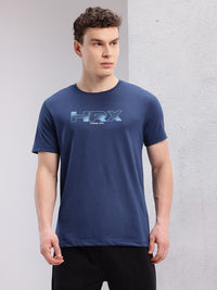 HRX by Hrithik Roshan Brand Logo Printed Training T-shirt