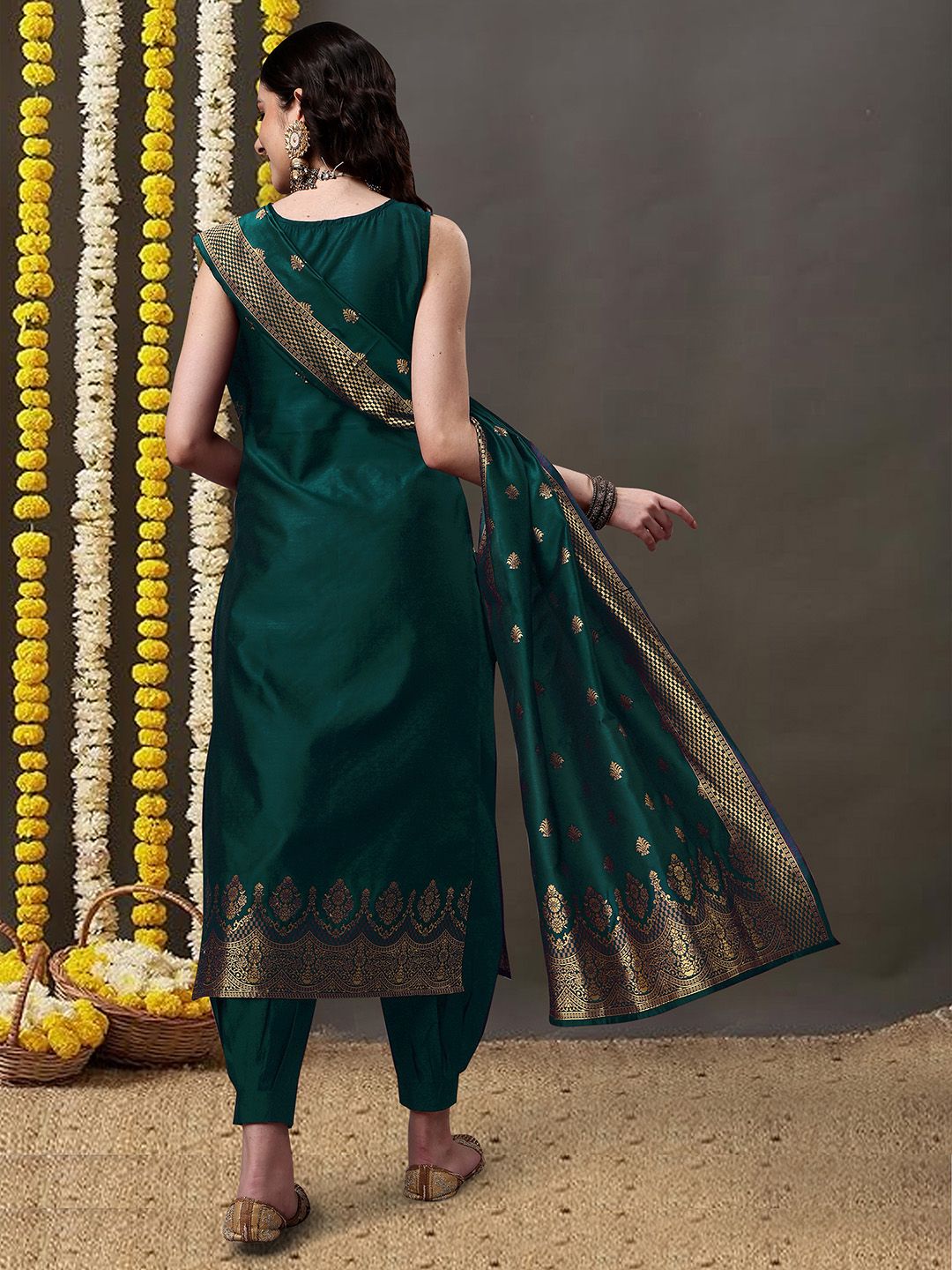 KALINI Regular Kurta with Salwar & With Dupatta