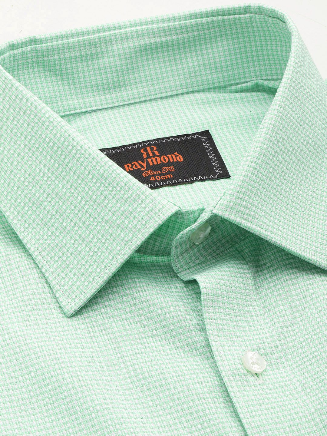 Raymond Slim Fit Checked Pure Cotton Formal Shirt