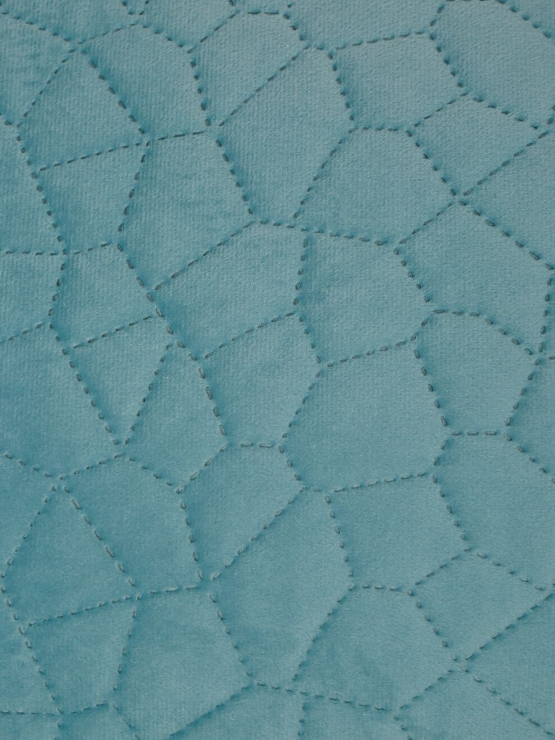 HOSTA HOMES Turquoise Blue 2 Pieces Self Design Rectangle Shaped Pillow Covers