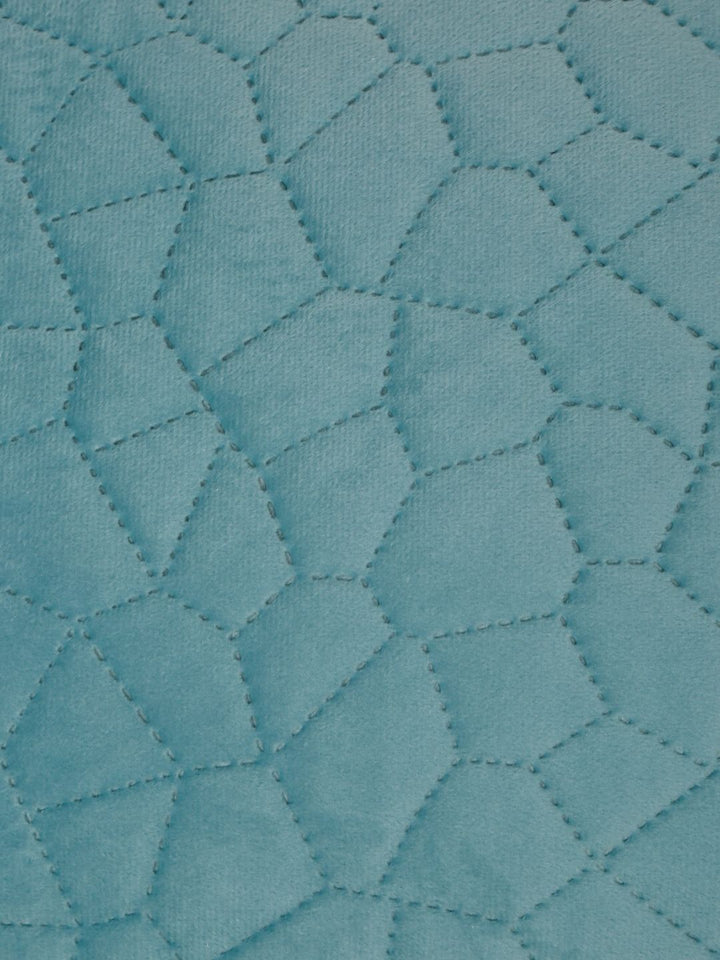 HOSTA HOMES Turquoise Blue 2 Pieces Self Design Rectangle Shaped Pillow Covers