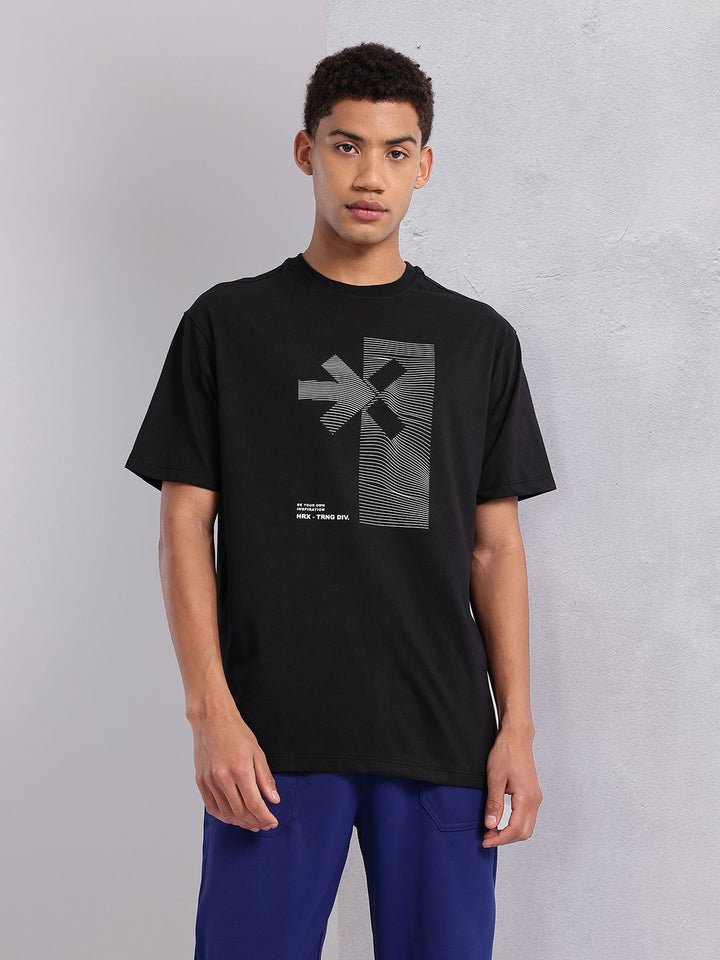 HRX by Hrithik Roshan Graphic Printed Training T-shirt