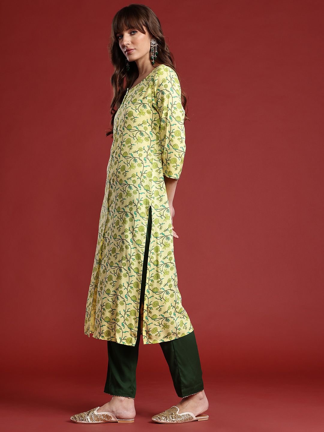 Anouk Floral Printed Kurta
