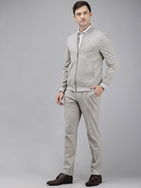 Park Avenue Slim Fit Checked 2 Piece Formal Suit