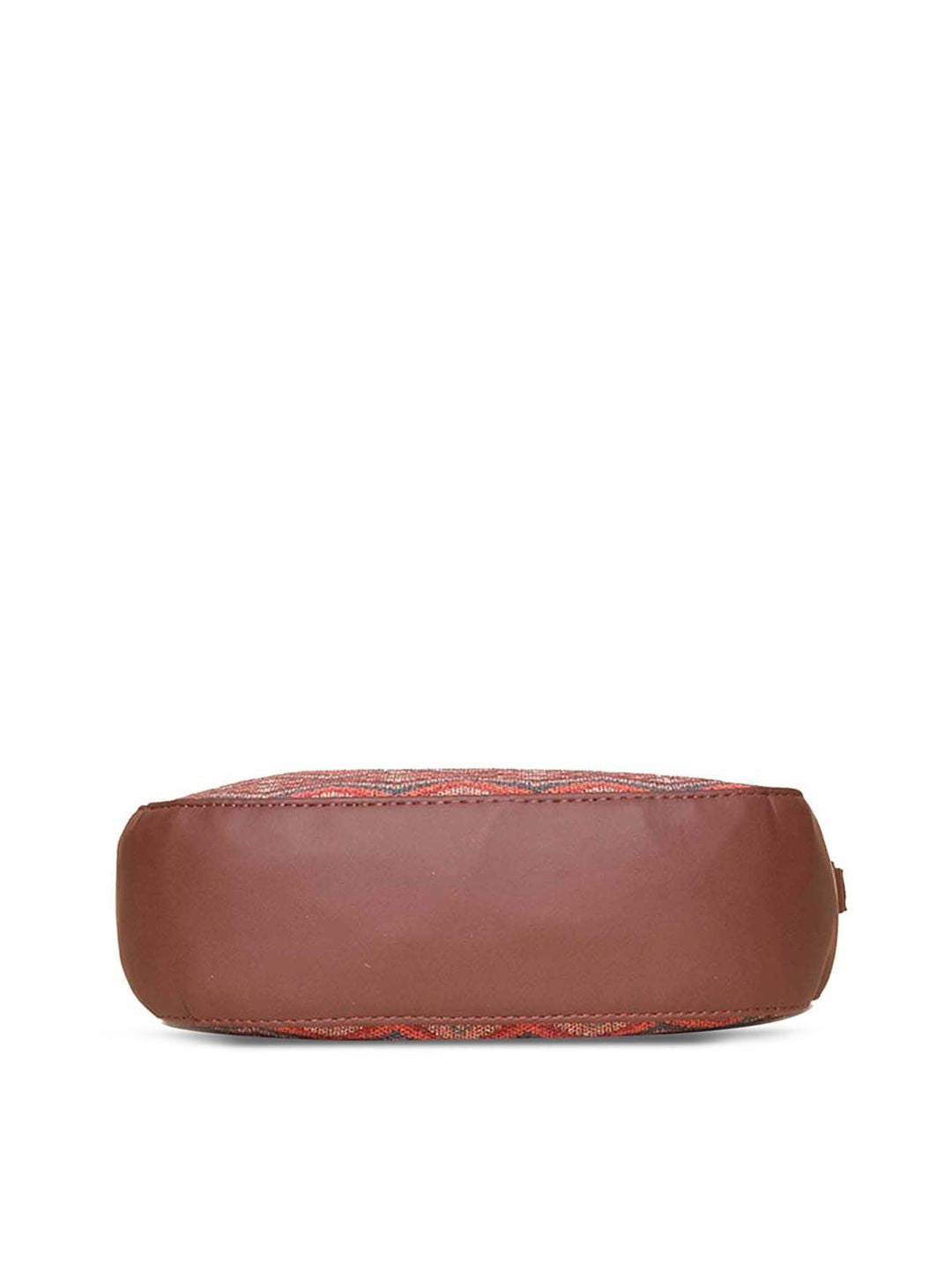 ZOUK Geometric Printed Structured Sling Bag