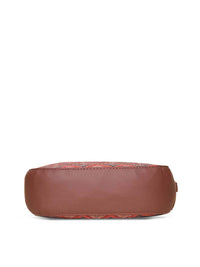ZOUK Geometric Printed Structured Sling Bag