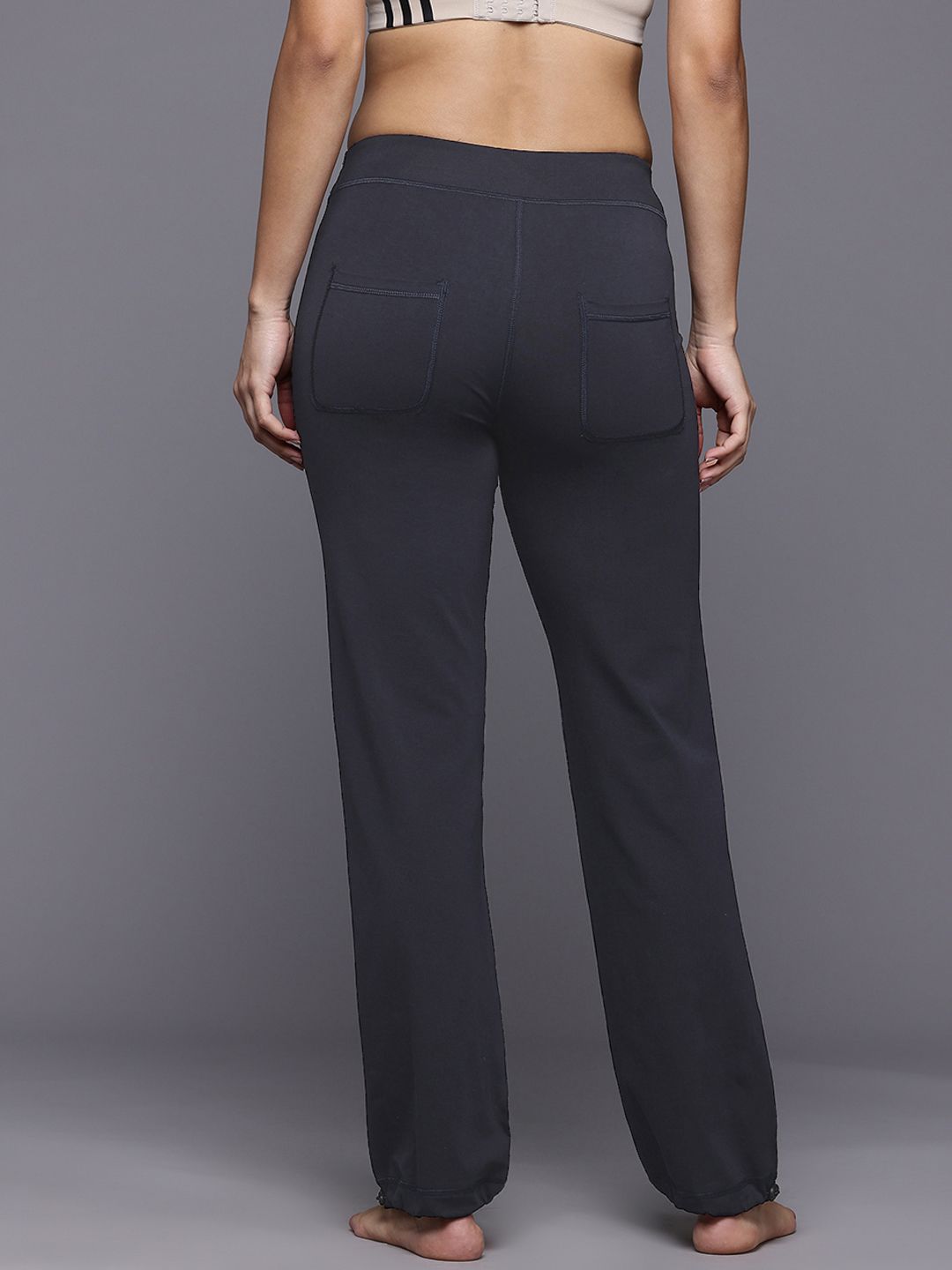 HRX by Hrithik Roshan Women Yoga Track Pants with Toggle Hem