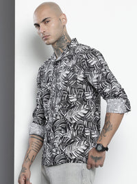 The Indian Garage Co Pure Cotton Tropical Printed Casual Shirt