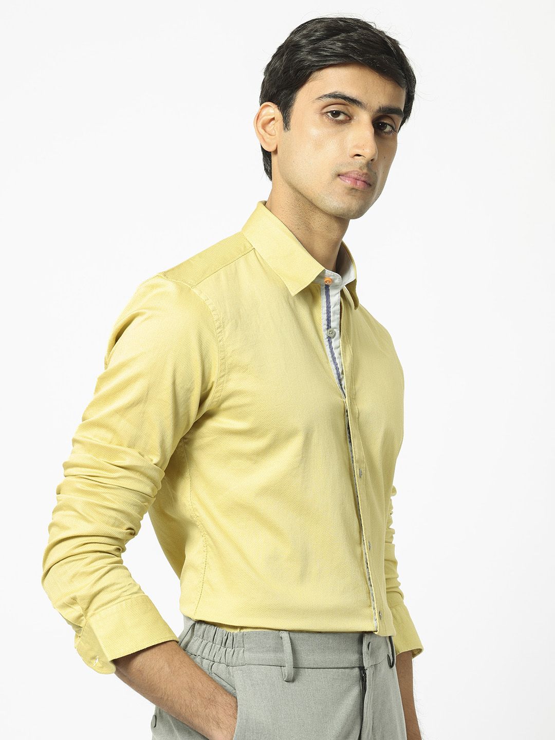 RARE RABBIT Men Monds Slim Fit Cotton Shirt