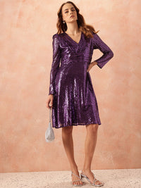 all about you Embellished Fit & Flare Party Dress