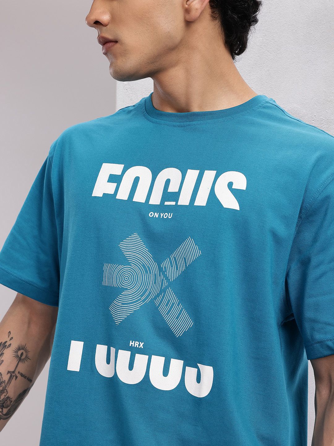 HRX by Hrithik Roshan Men Printed Training T-shirt