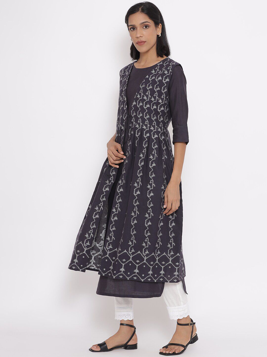 W Ethnic Motifs Printed Kurta