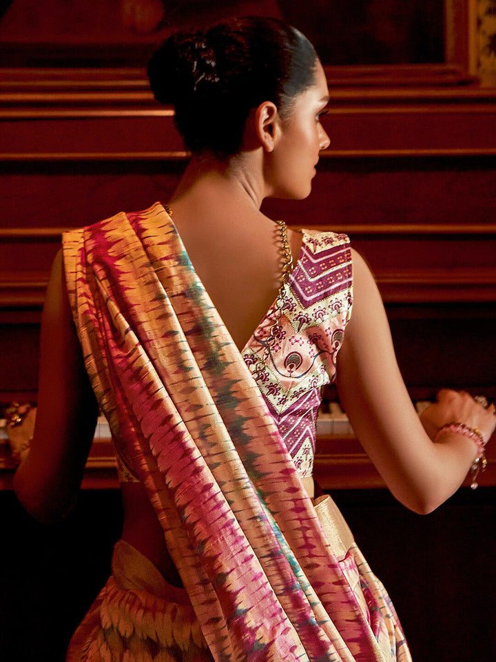 Saree mall Tie and Dye Zari  Sungudi Saree