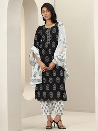 Libas Women Ethnic Motifs Printed Regular Kurta with Salwar & With Dupatta