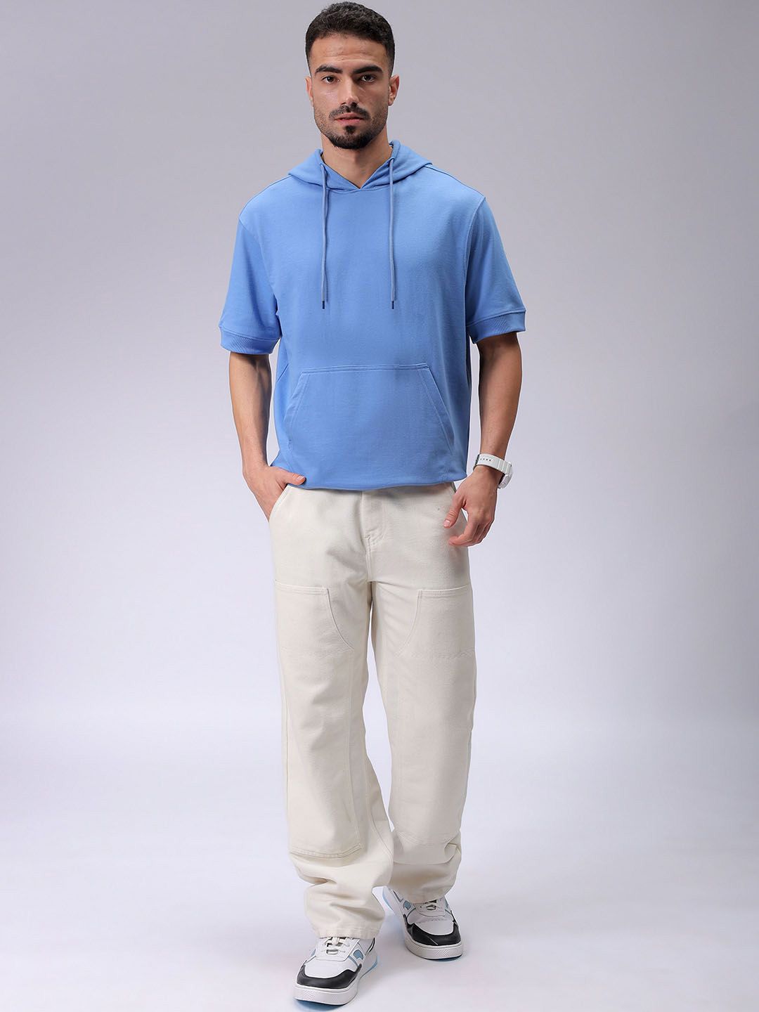 The Indian Garage Co Men Long Sleeves Hooded Sweatshirt