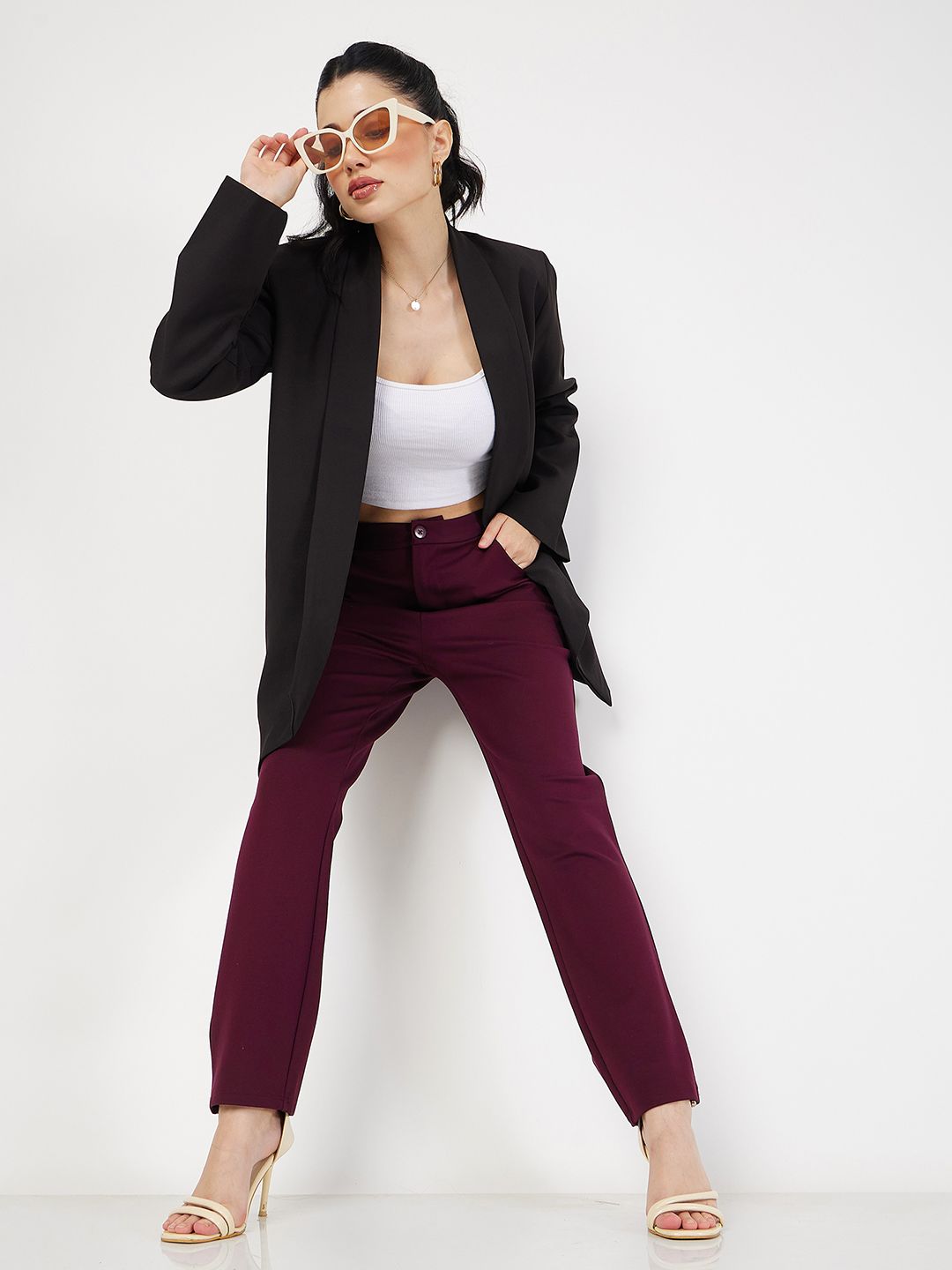SASSAFRAS Women Slim Fit Trousers