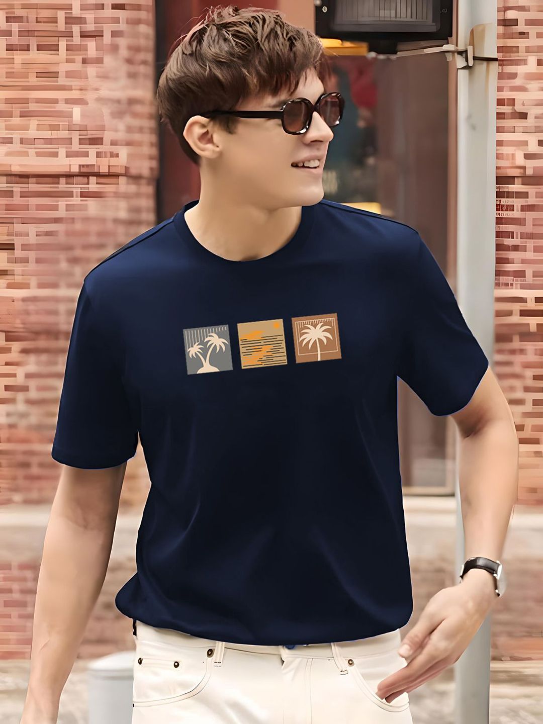 ADRO Men Printed T-shirt