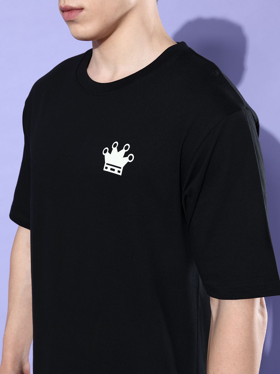 Difference of Opinion Pure Cotton Printed Oversized T-shirt