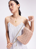 DressBerry Textured Structured Shoulder Bag