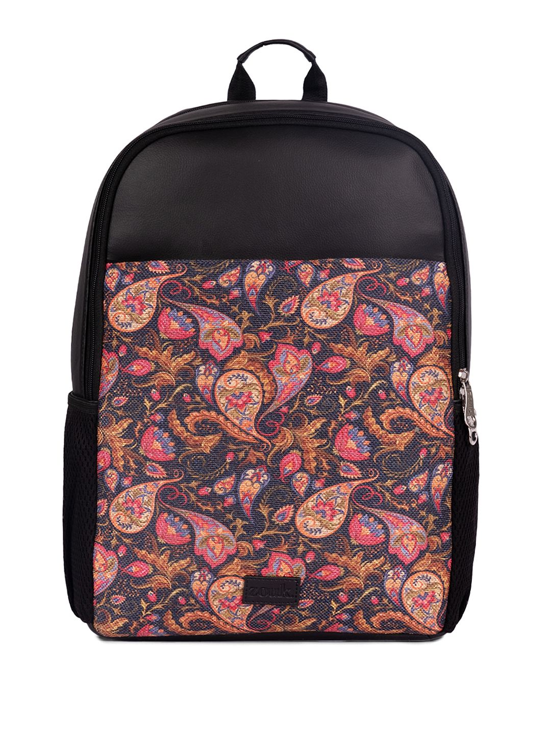 ZOUK Printed Backpack With Compression Straps