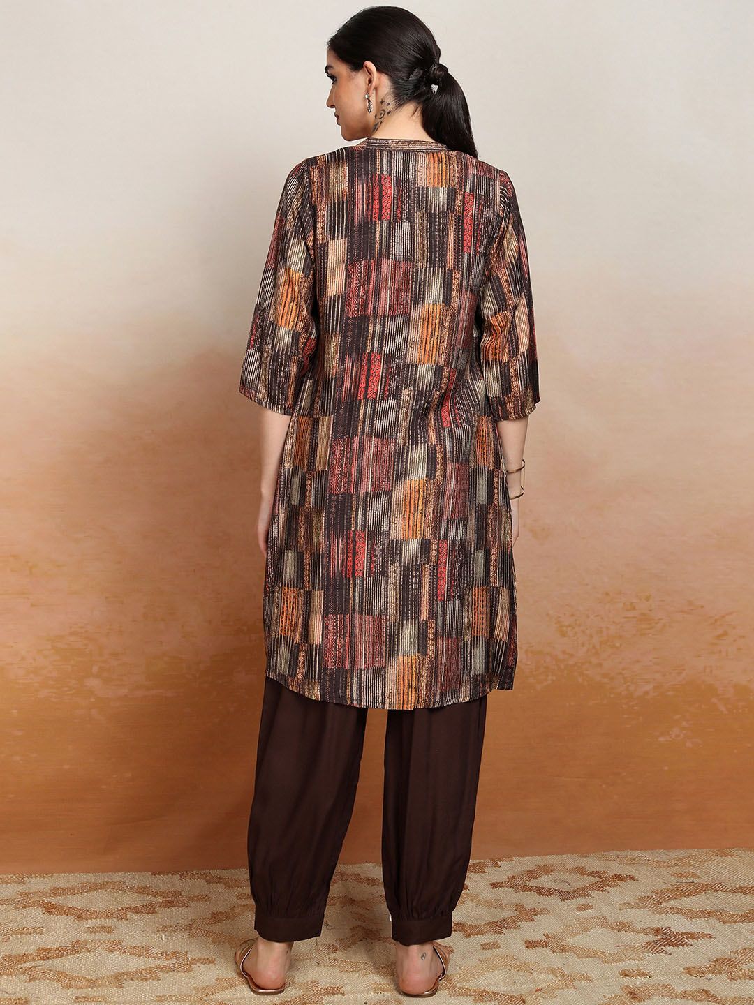 Vishudh Women Ethnic Motifs Printed Regular Kurta with Trousers & Dupatta
