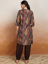 Vishudh Women Ethnic Motifs Printed Regular Kurta with Trousers & Dupatta