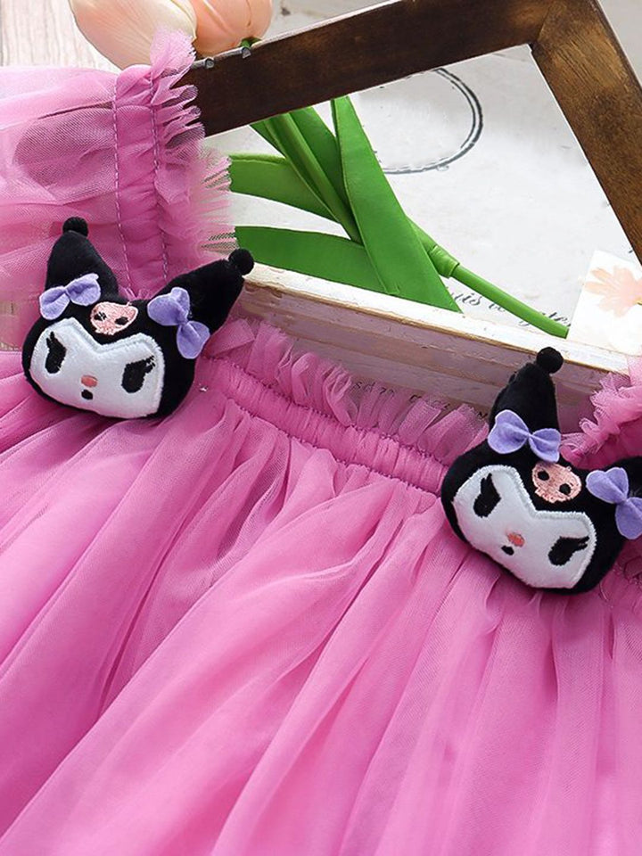 YK Girls Cotton A-Line Dress