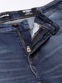SPYKAR Men Slim Fit Low-Rise Heavy Fade Stretchable Jeans
