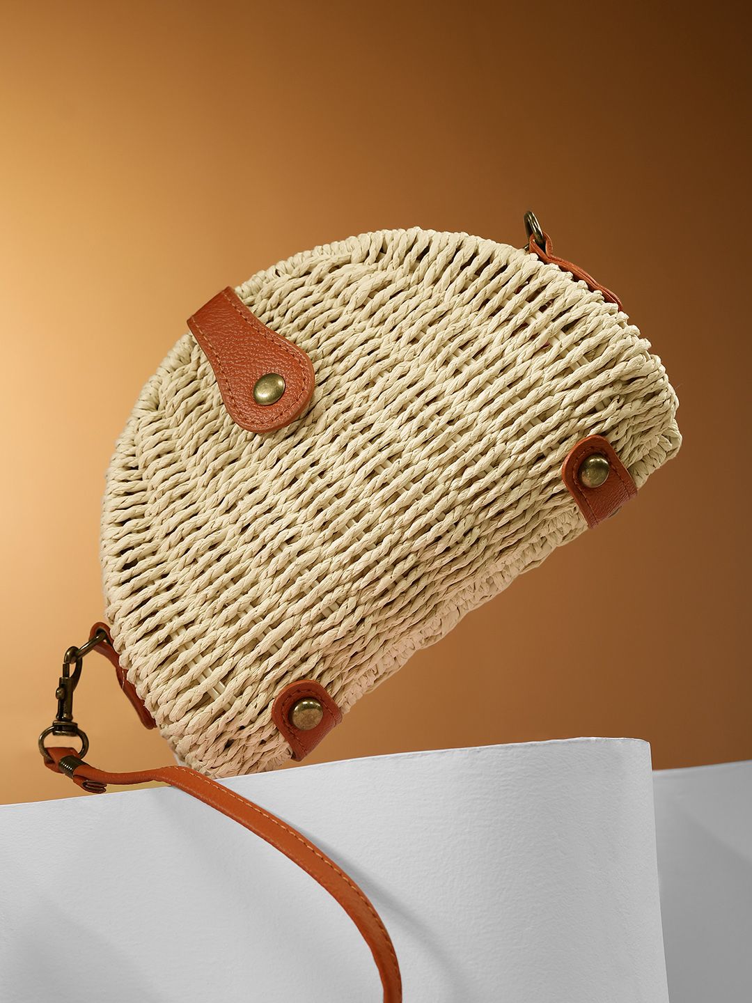 DressBerry Self Design Structured Sling Bag