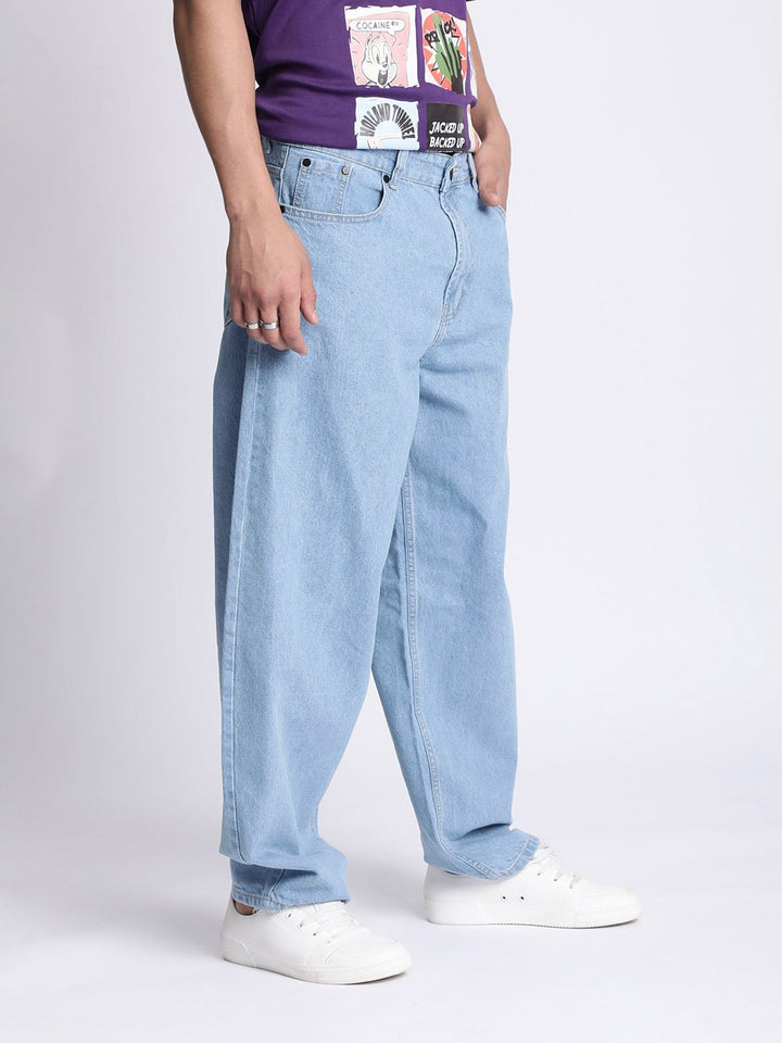 Bene Kleed Men Barrel fit High-Rise Jeans