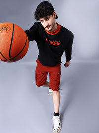 The Indian Garage Co Typography Printed Pullover Sweatshirt