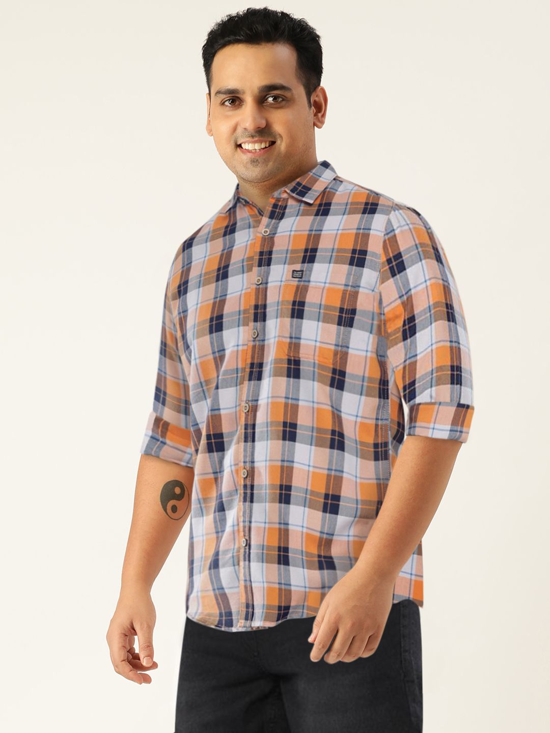 The Indian Garage Co Checked Casual Shirt