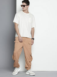 The Indian Garage Co. Men Relaxed Fit Cargo Joggers