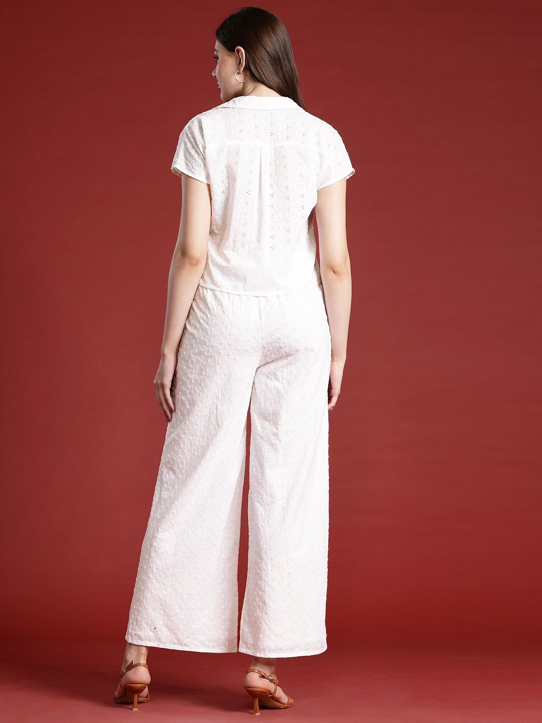 all about you Pure Cotton Schiffli Finish Co-Ords