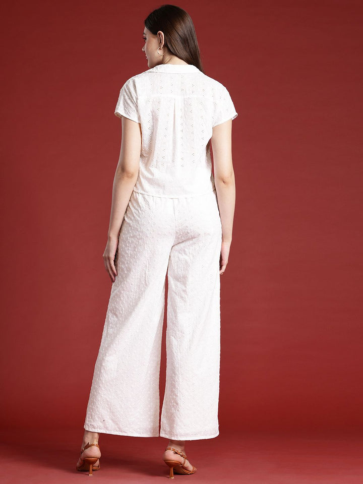 all about you Pure Cotton Schiffli Finish Co-Ords