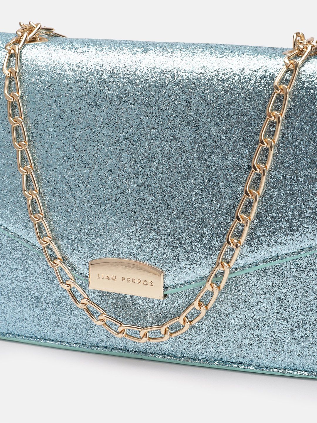 Lino Perros Structured Shimmery Sling Bag
