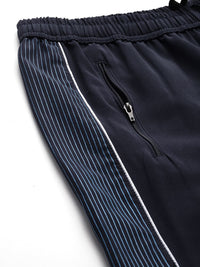 HRX by Hrithik Roshan Men Striped Detail Training Track Pants