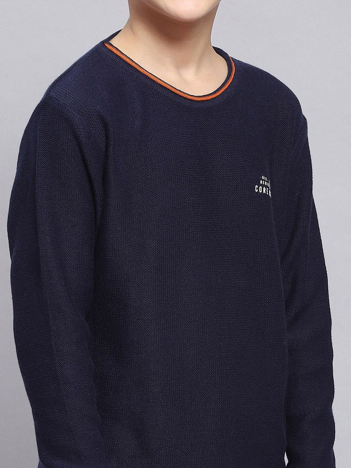 Monte Carlo Boys Long Sleeves Pure Cotton Pullover