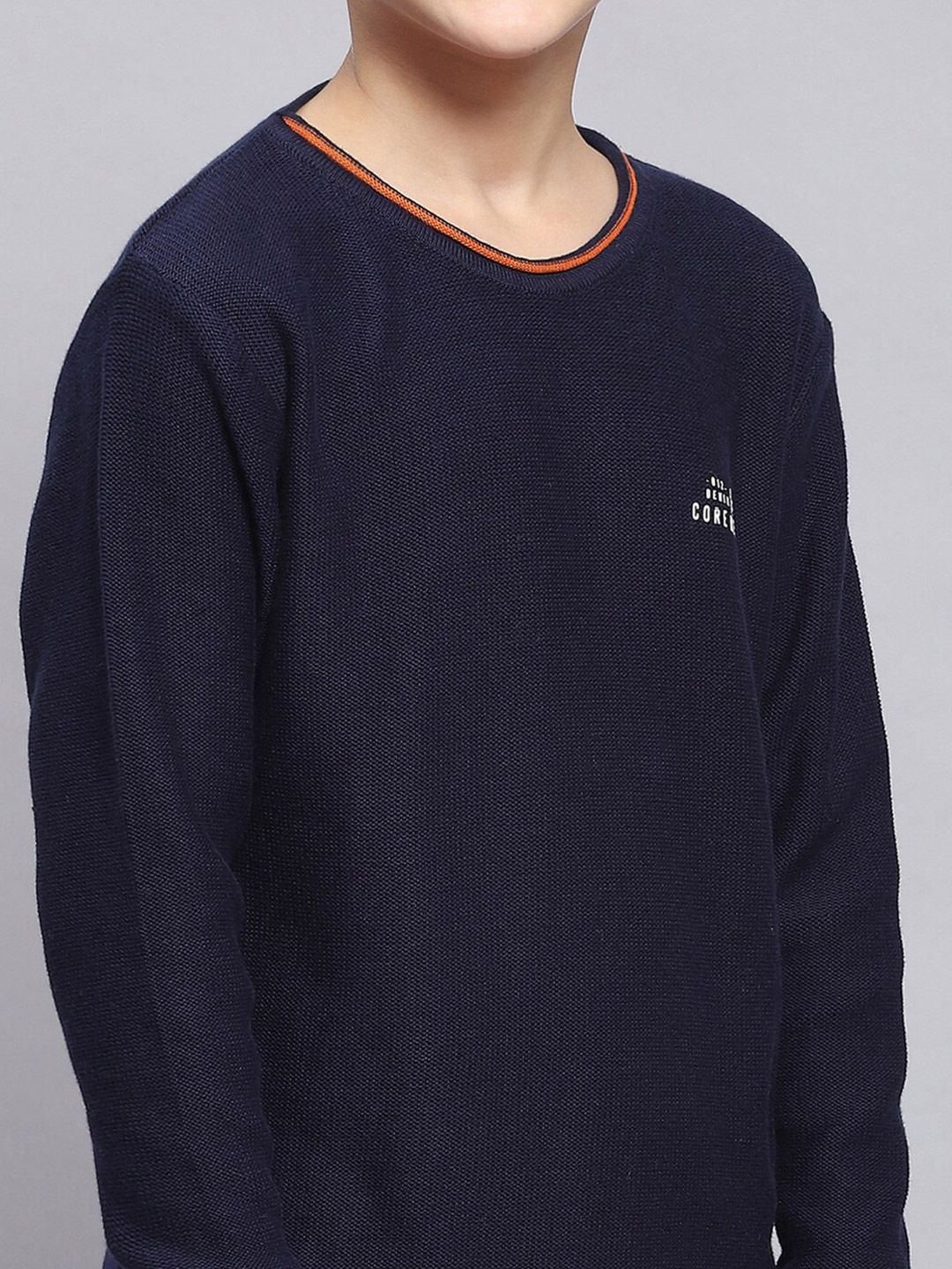 Monte Carlo Boys Long Sleeves Pure Cotton Pullover