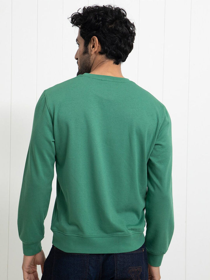 RARE RABBIT Men Pectin Typography Printed Sweatshirt