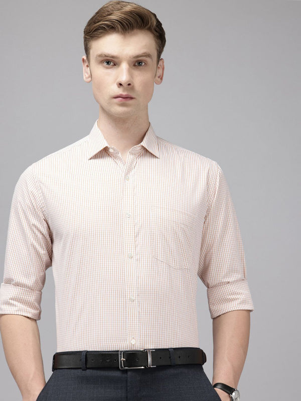 Park Avenue Slim Fit Checked Formal Shirt