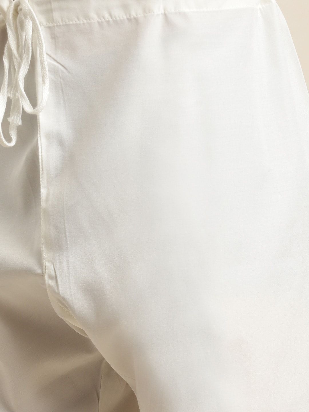 SOJANYA Striped Mandarin Collar Kurta With Churidar